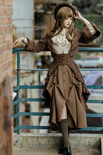 [pre-order] Mystery Steam Corset Midi Skirt Set