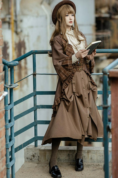 [pre-order] Mystery Steam Corset Midi Skirt Set