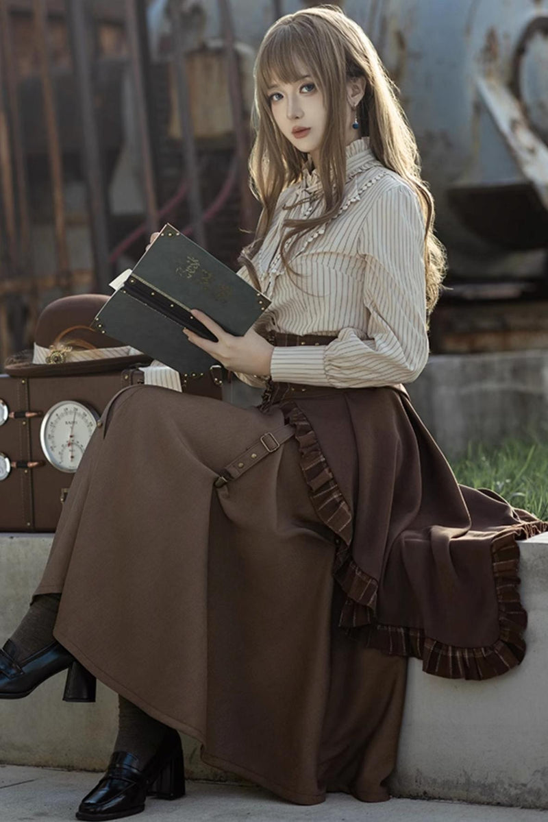 [pre-order] Mystery Steam Corset Midi Skirt Set