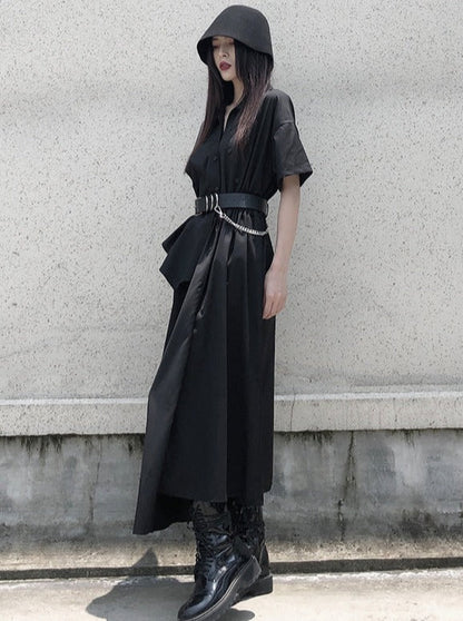 Black Dress Niche Design Regular Skirt