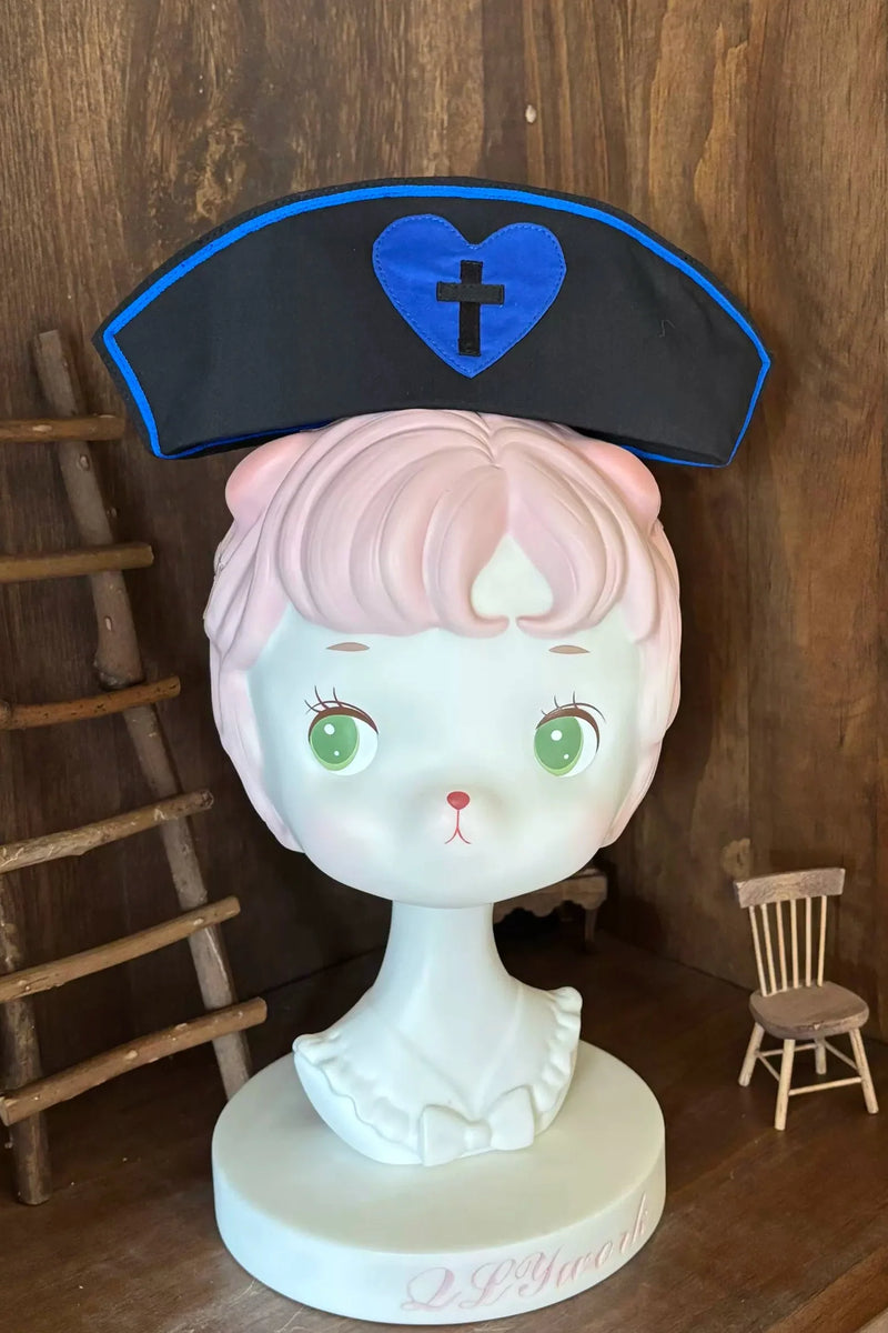 [pre-order Deadline: May 4] Heart Cross Nurse Cosplay Lolita Series Nurse Hat