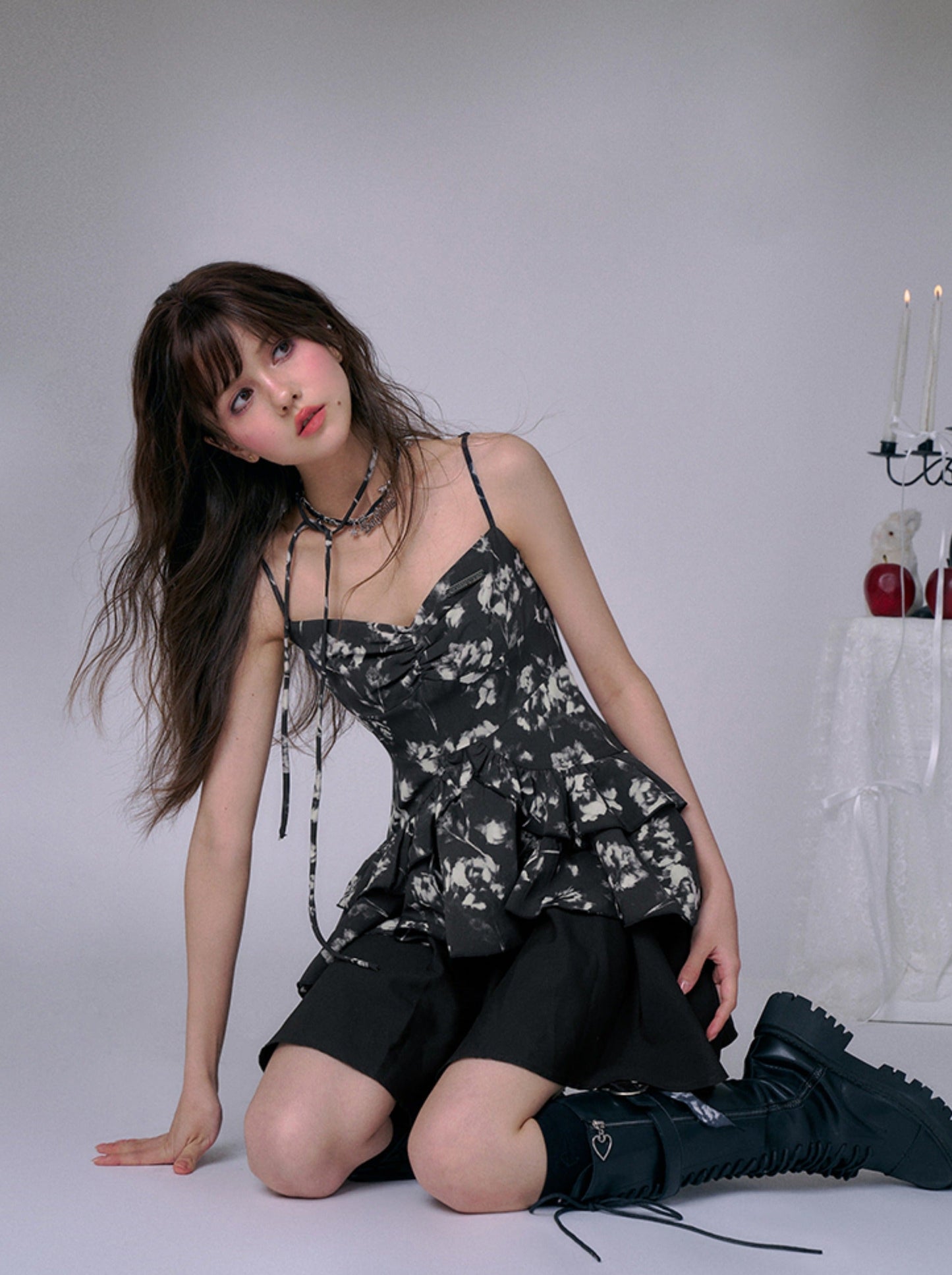 Butterfly Dark Summer Dress