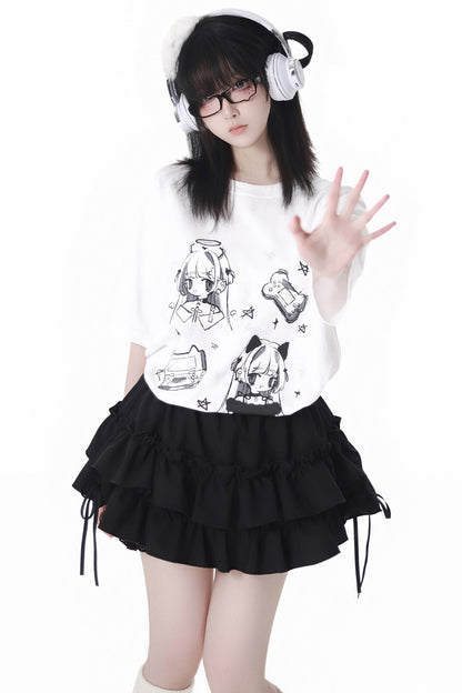 Heat Beat Mode T-shirt + Skirt Pants