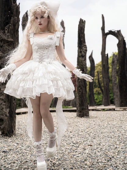 Wedding Rose Short Dress