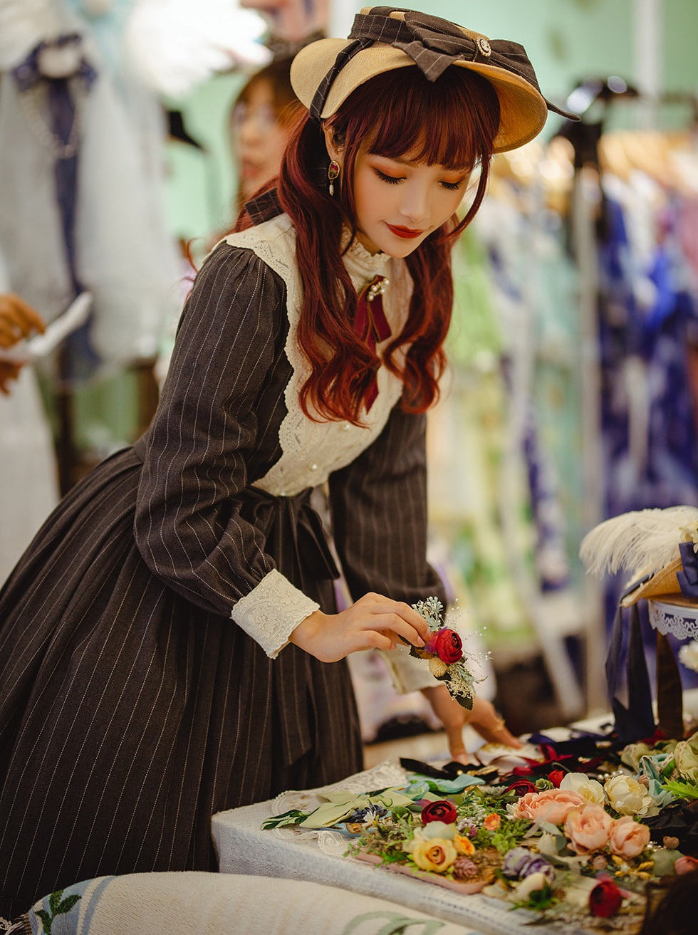 Classical Striped Volume Lolita Dress [pre-order]