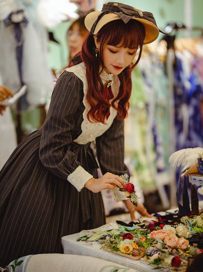 Classical Striped Volume Lolita Dress [pre-order]