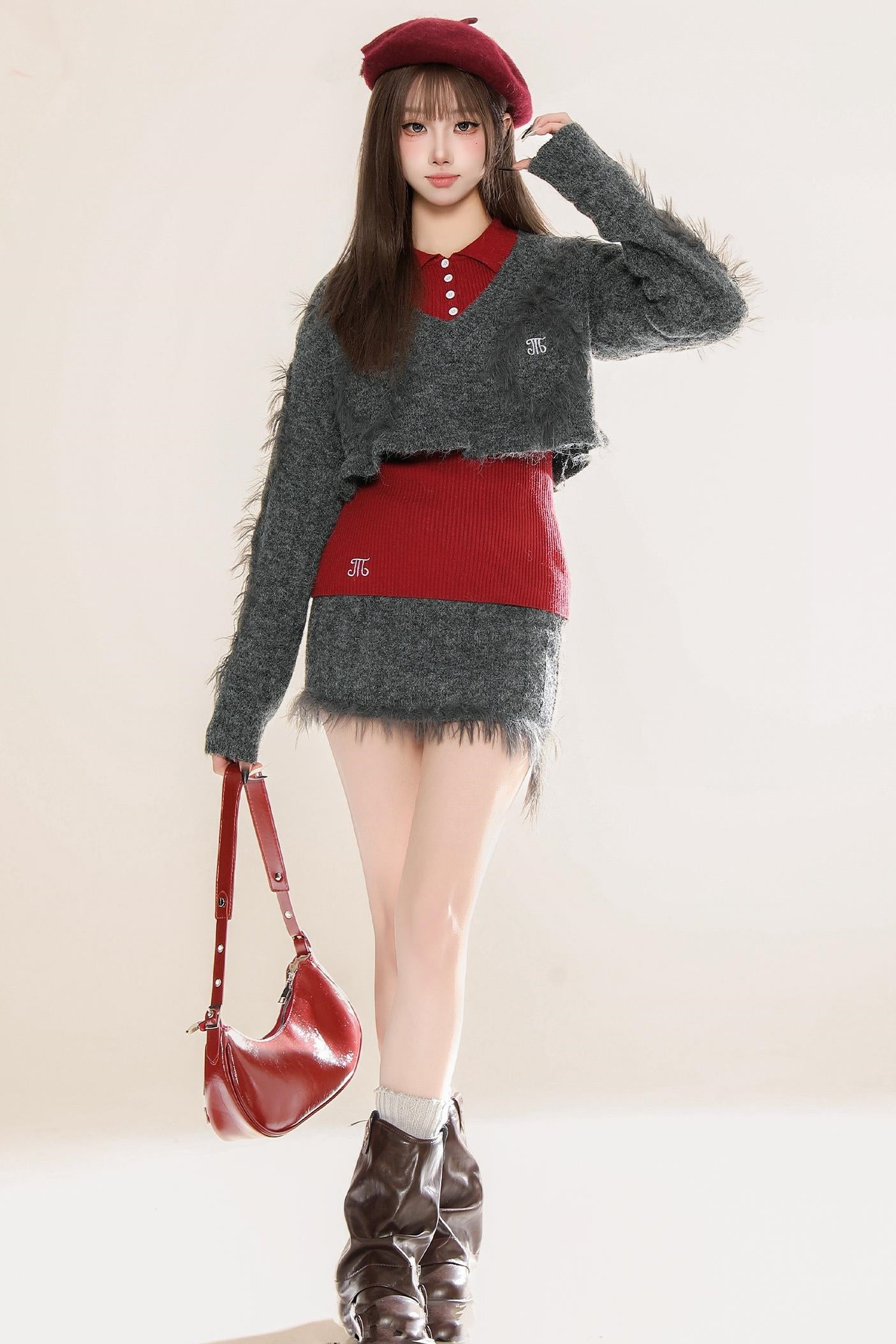 Three Piece Mini Sweater Set