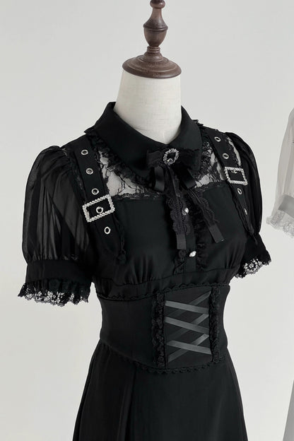 Subculture Sheer Top + Long Skirt