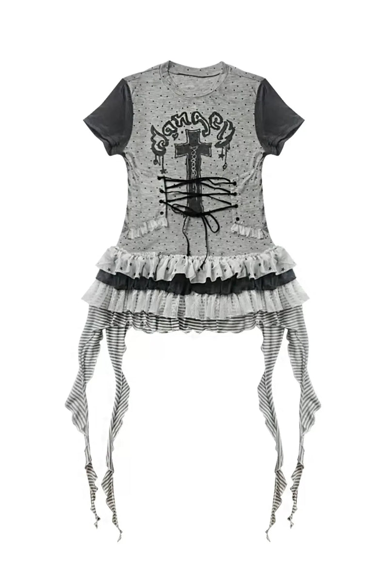 Cross Garden Lace Top