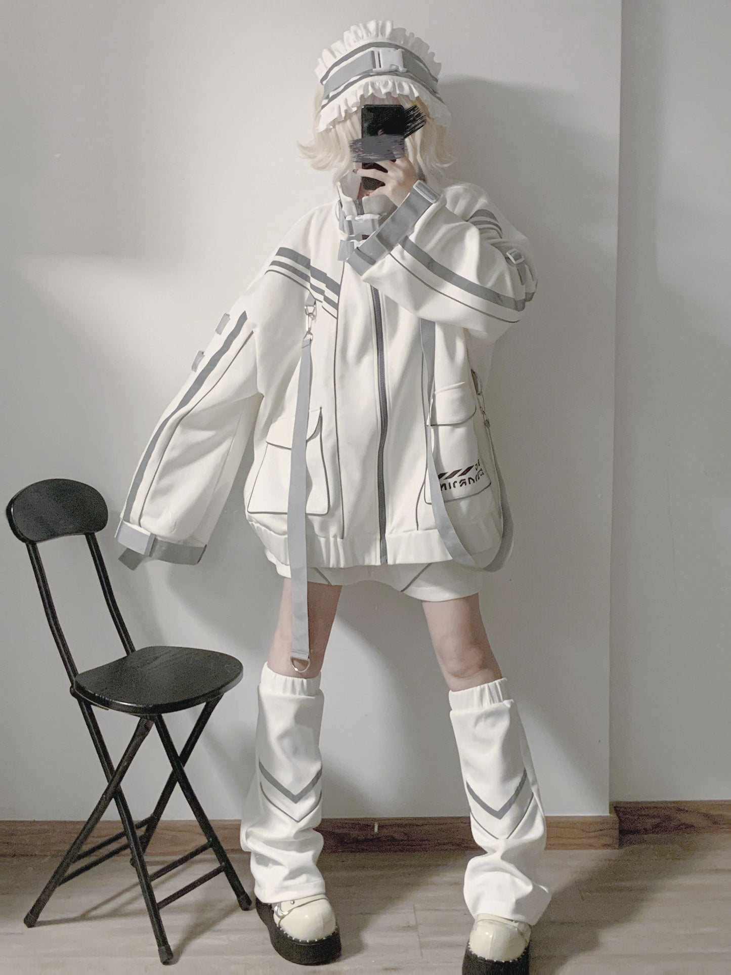 [angel Style] Charge Electronics Original Cyberpunk Sportswear Jacket