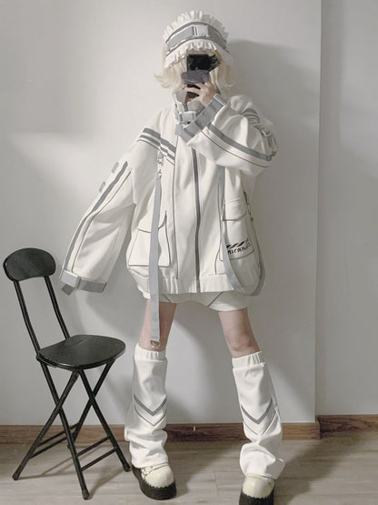 [angel Style] Charge Electronics Original Cyberpunk Sportswear Jacket