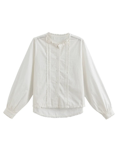 Pure White Lace Blouse
