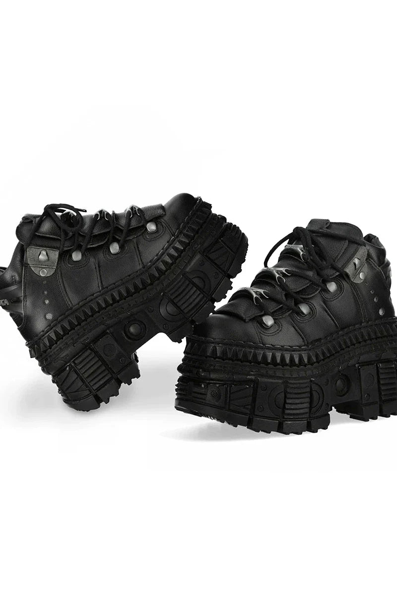 Y2k Dark Mode Design Platform Sneakers