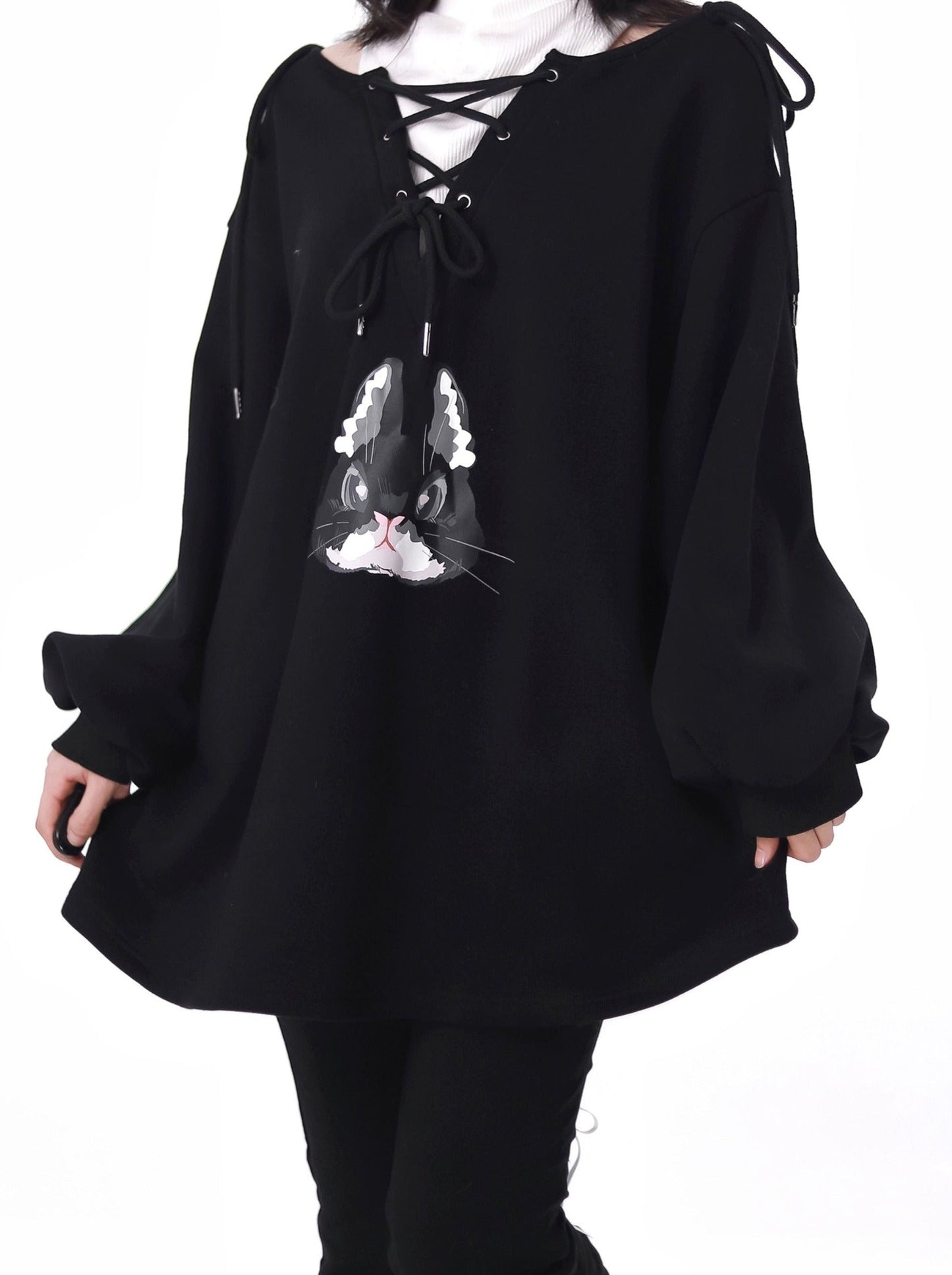 Rebel Sweet Heart Short Fur Jacket Design Top Pants Set