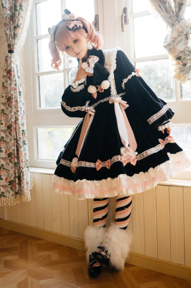 Snow Cat Lolita Dress