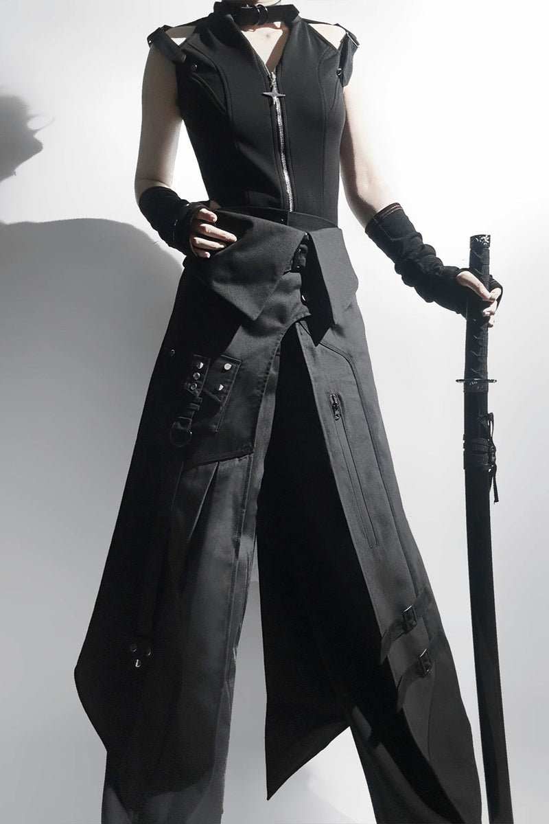 Dark Mode Sleeveless Top + Long Pants + Mode Pants