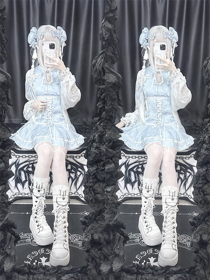 Subculture Chinese-style Top + Shorts