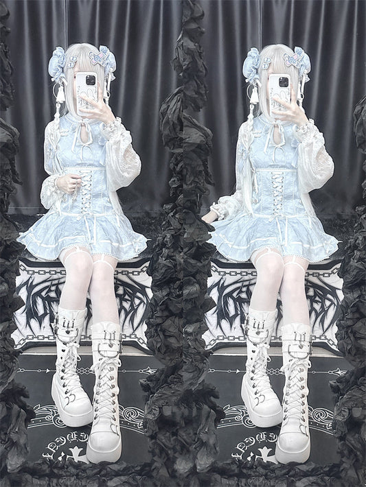 Subculture Chinese-style Top + Shorts