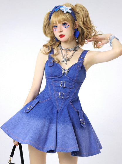 Y2k Gradient Dress + Gradient Set