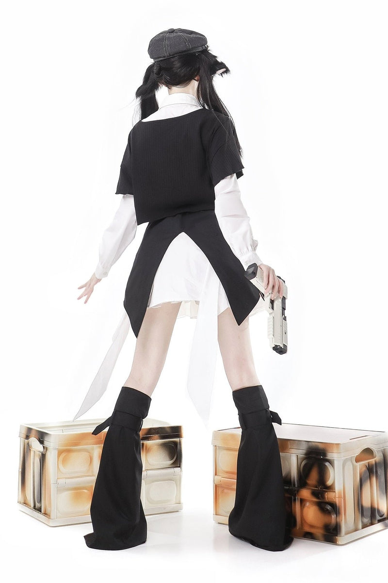 Nocturnal Rabbit Lolita Skirt Set