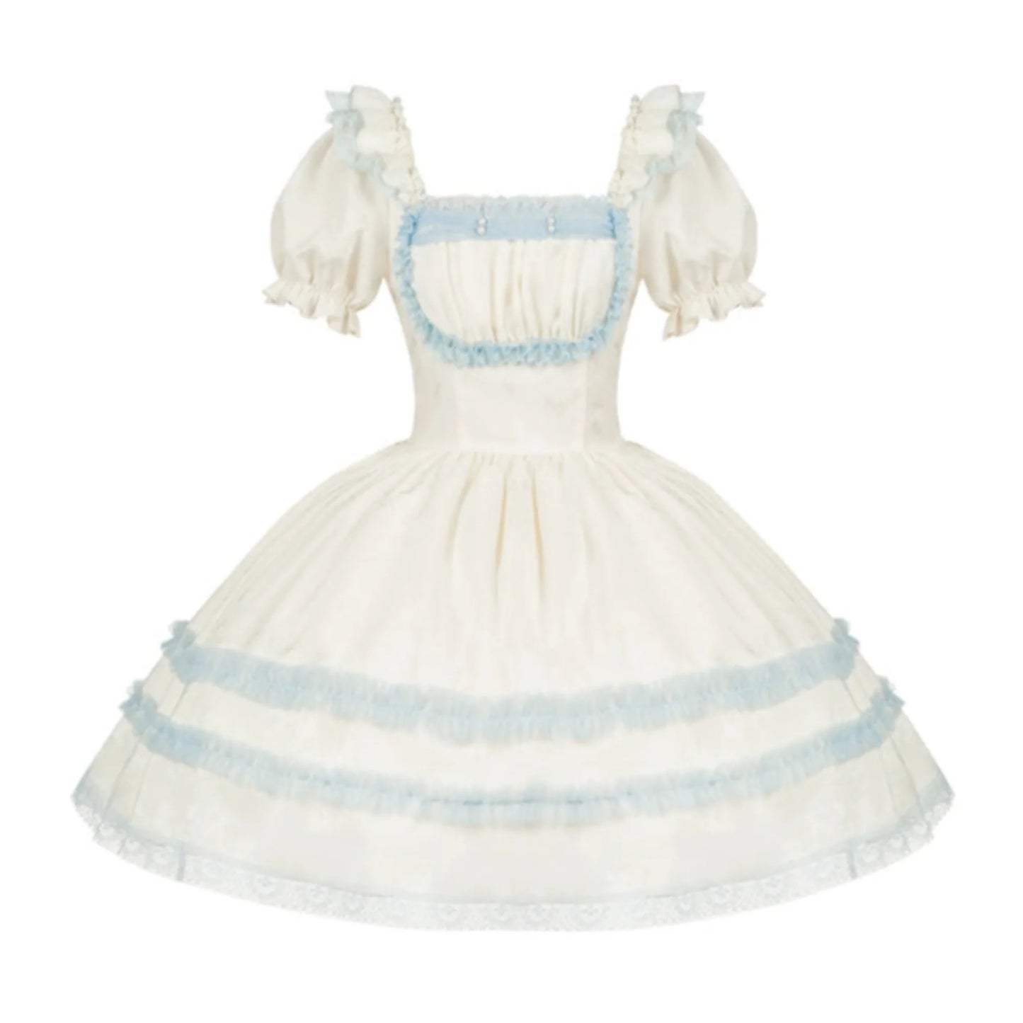 Square Neck Sea Salt Jumper Lolita Set