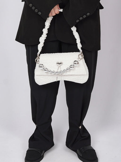 2-way Cross Chain Shirring Bag
