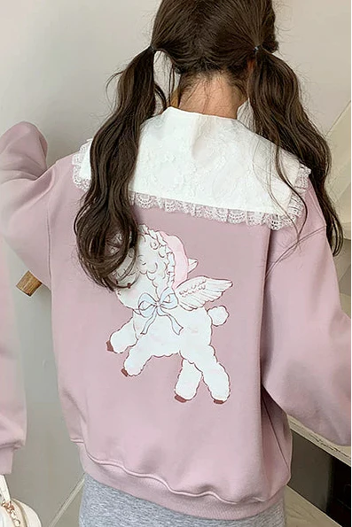Cat Fleece Sweatshirt