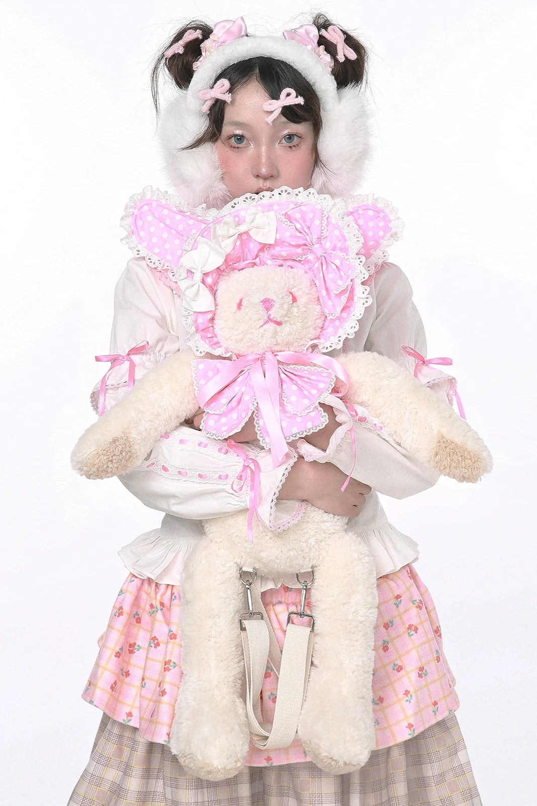 Dot Hat Rabbit Backpack