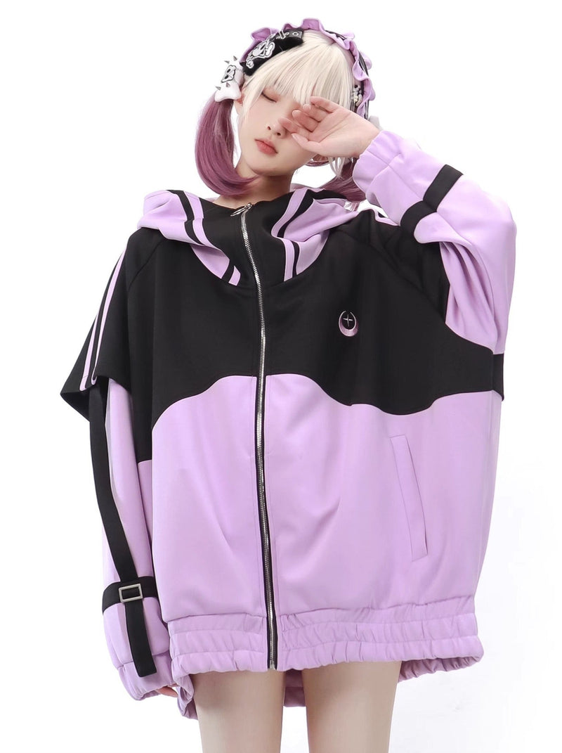 [angel Style] Mineral Series Subculture Cyber Jersey Set
