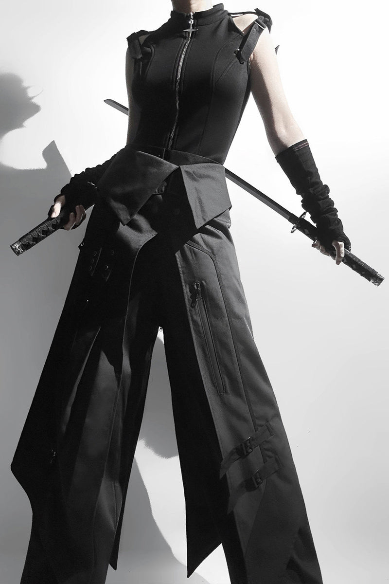 Dark Mode Sleeveless Top + Long Pants + Mode Pants