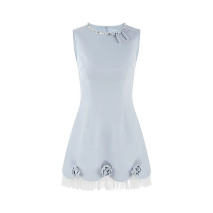Blue Mesh Princess Dress