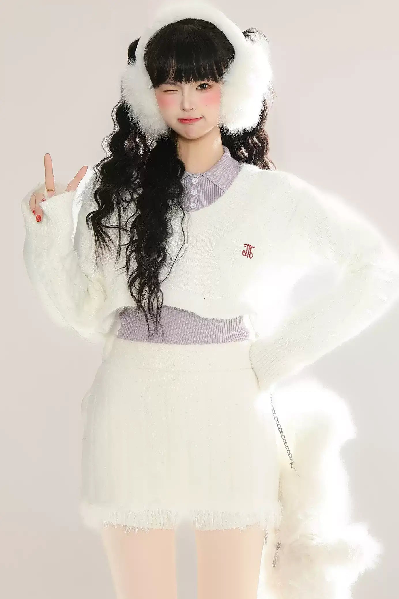 Three Piece Mini Sweater Set