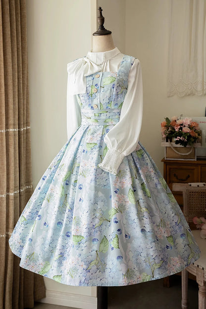 Retro Sleeveless Dress + Shirt