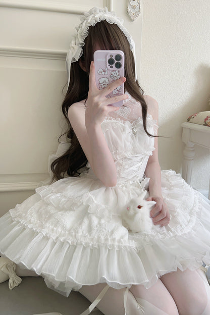 Halter Neck Sleeveless Sugar Lolita Dress