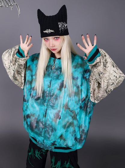 Cat Ears Metal Thorns Embroidered Knit Hat