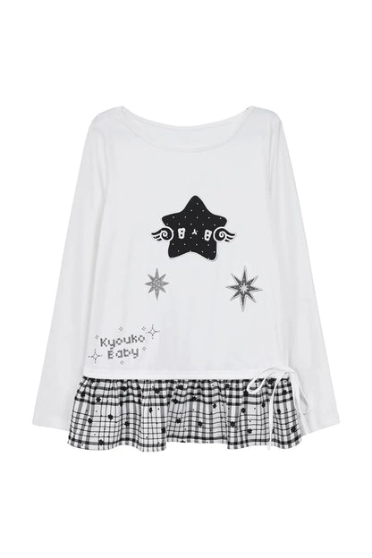 Star Peplum Top