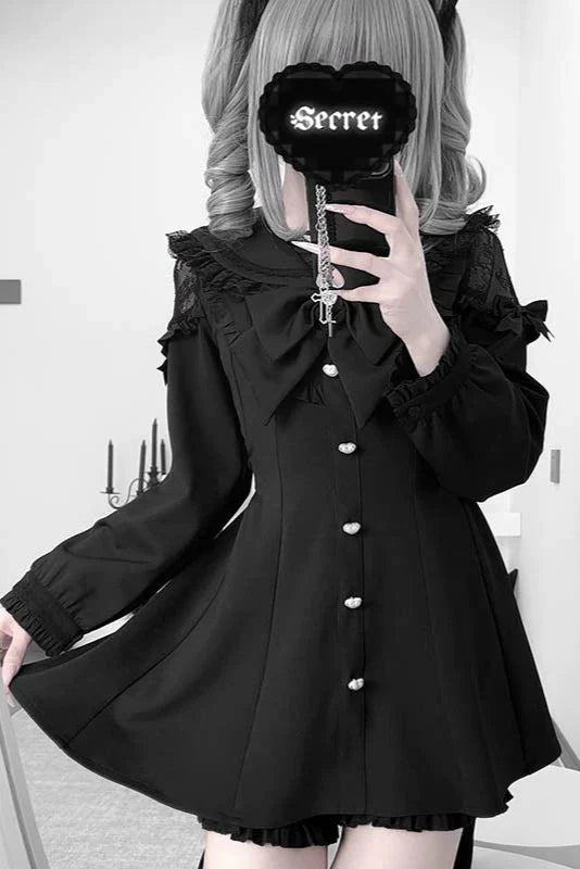 Dark Knight Jirai Top + Ruffle Pants