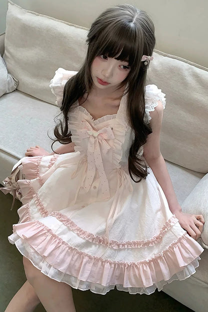 Cherry Blossom Ruffle Dress