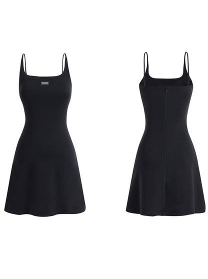Knit Sling A-line Dress