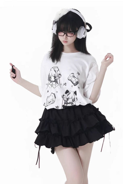 Heat Beat Mode T-shirt + Skirt Pants