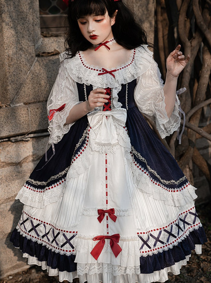 White Snow Princess Tea Party Dress