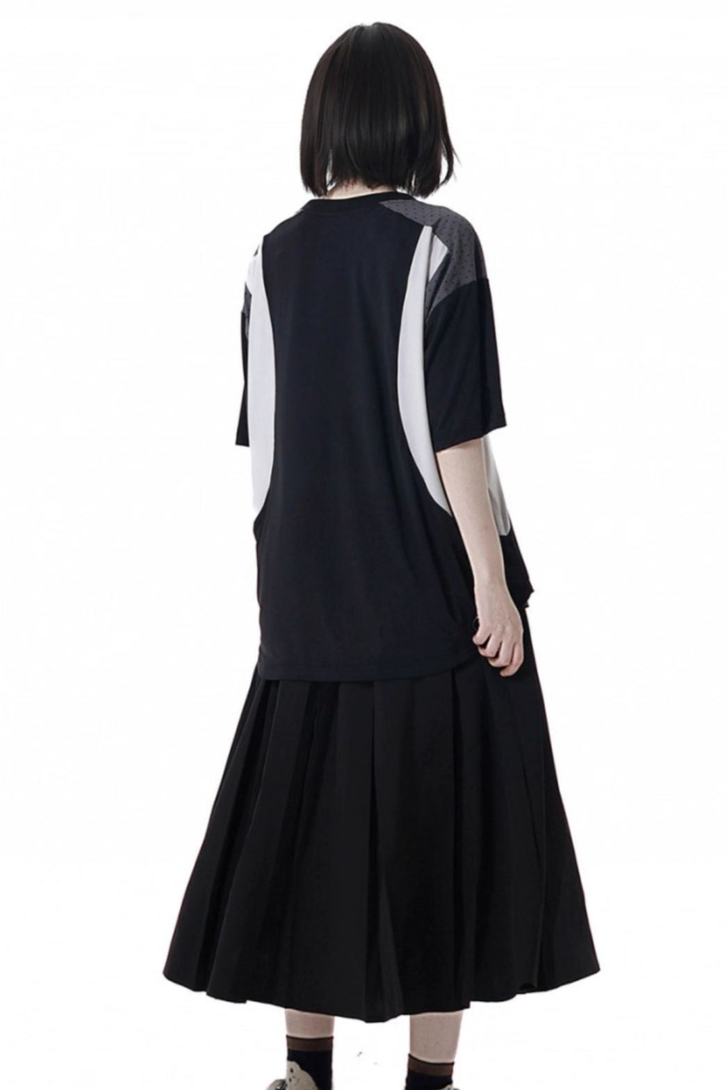 Mode Star Jersey Crew Neck Top + V Neck Top + Short Skirt + Long Skirt