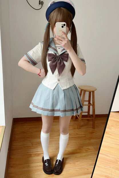 Milk Green Sailor Uniform