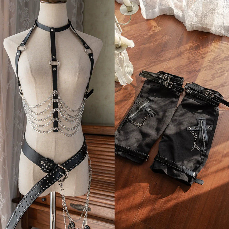 Subculture Dark Gothic Handsome Set