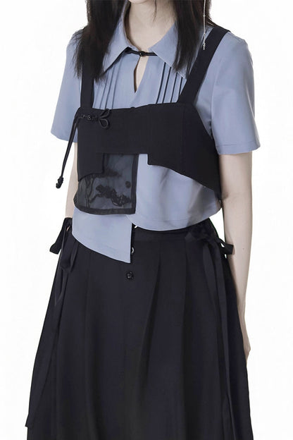 Mode Shirt + Cool Dress Pants + Vest