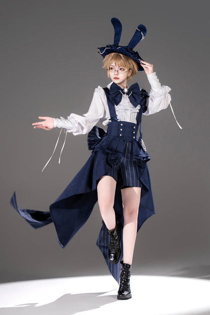 Rabbit Theater Sapphire Blue Prince Bunny Ear Outfit Set + Accessories
