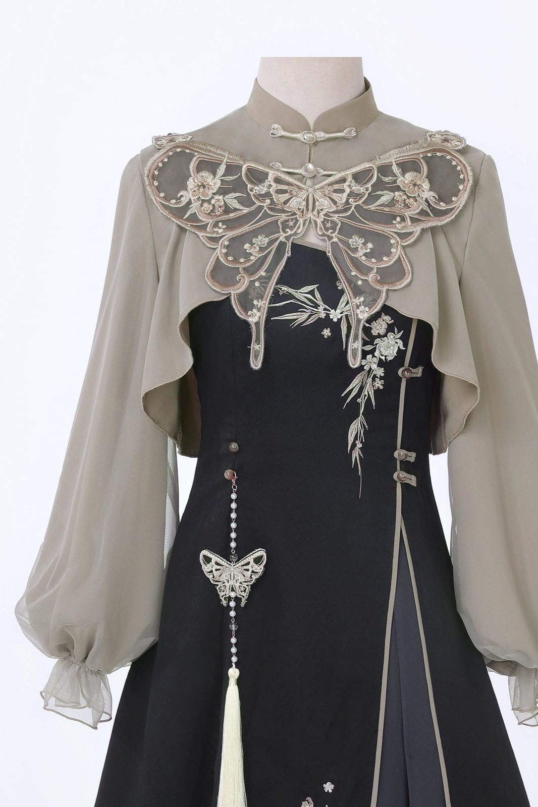 Butterfly Ember Hanfu Dress Set