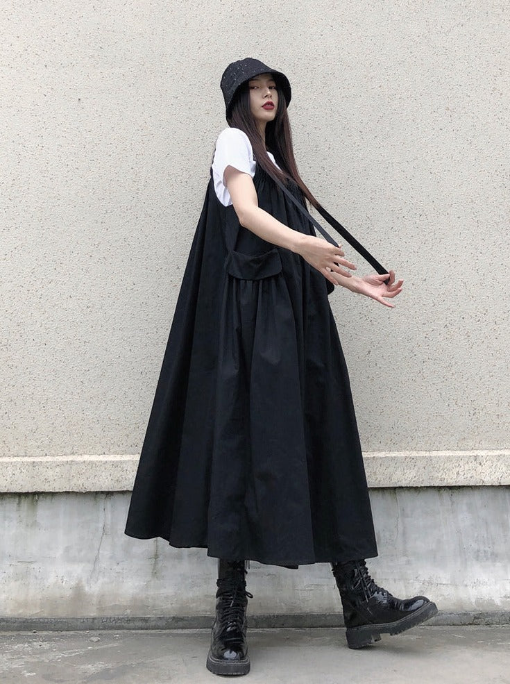 Loose Strap Mode Skirt