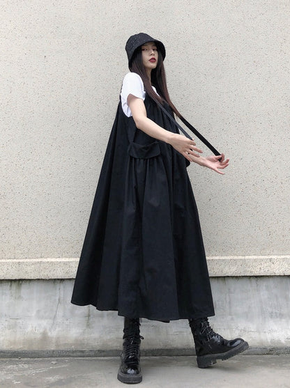 Loose Strap Mode Skirt