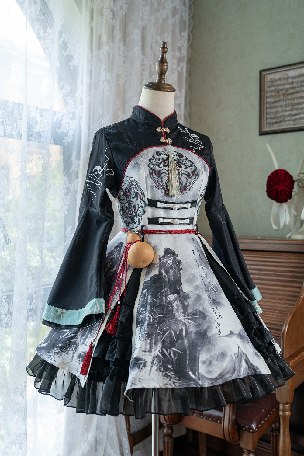[pre-order] Bamboo Chinese-style Panda Dress Suit